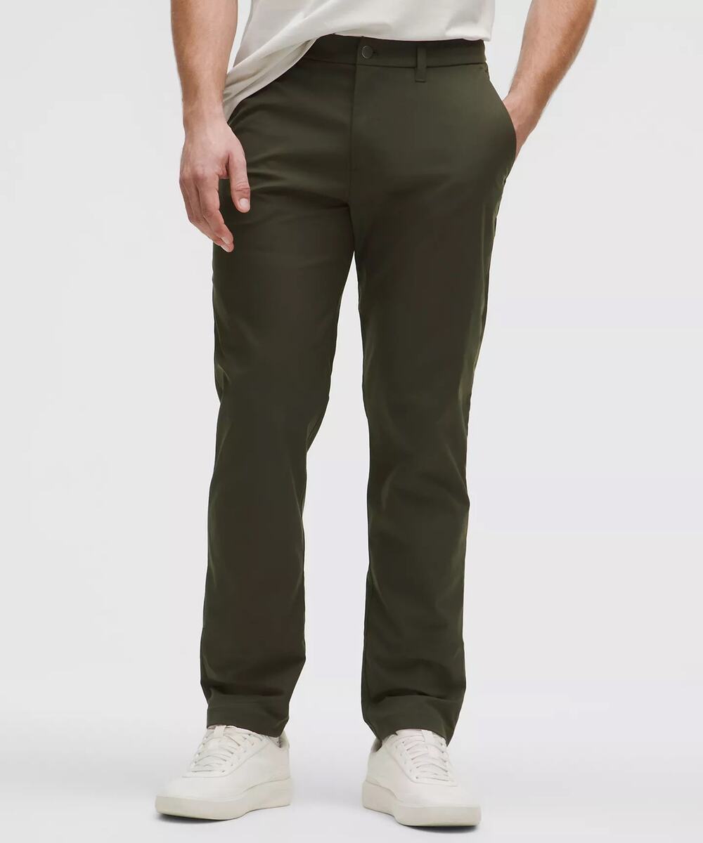 lululemon ABC Classic-Fit Trouser 32L Men’s Size 38 Dark Olive Green Casual